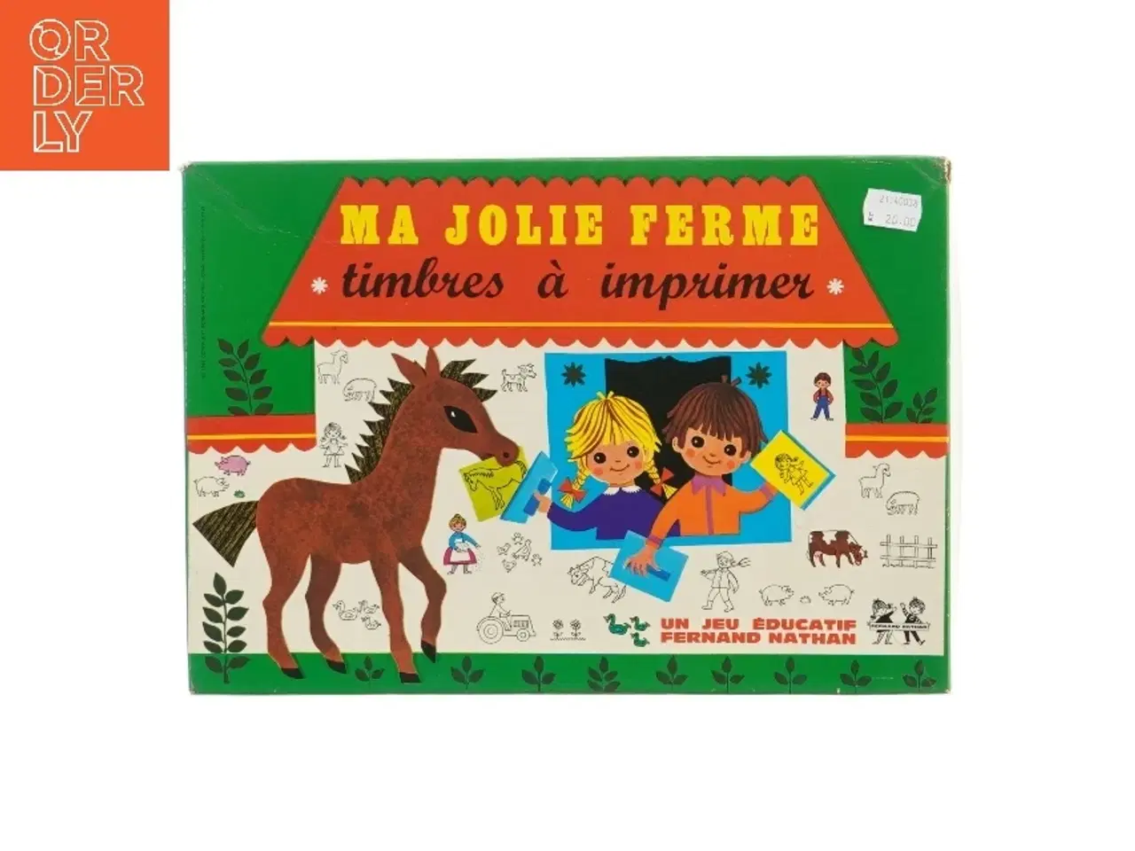 Billede 1 - Ma Jolie Ferme stempelsæt fra Fernand Nathan (str. 35x24 cm)