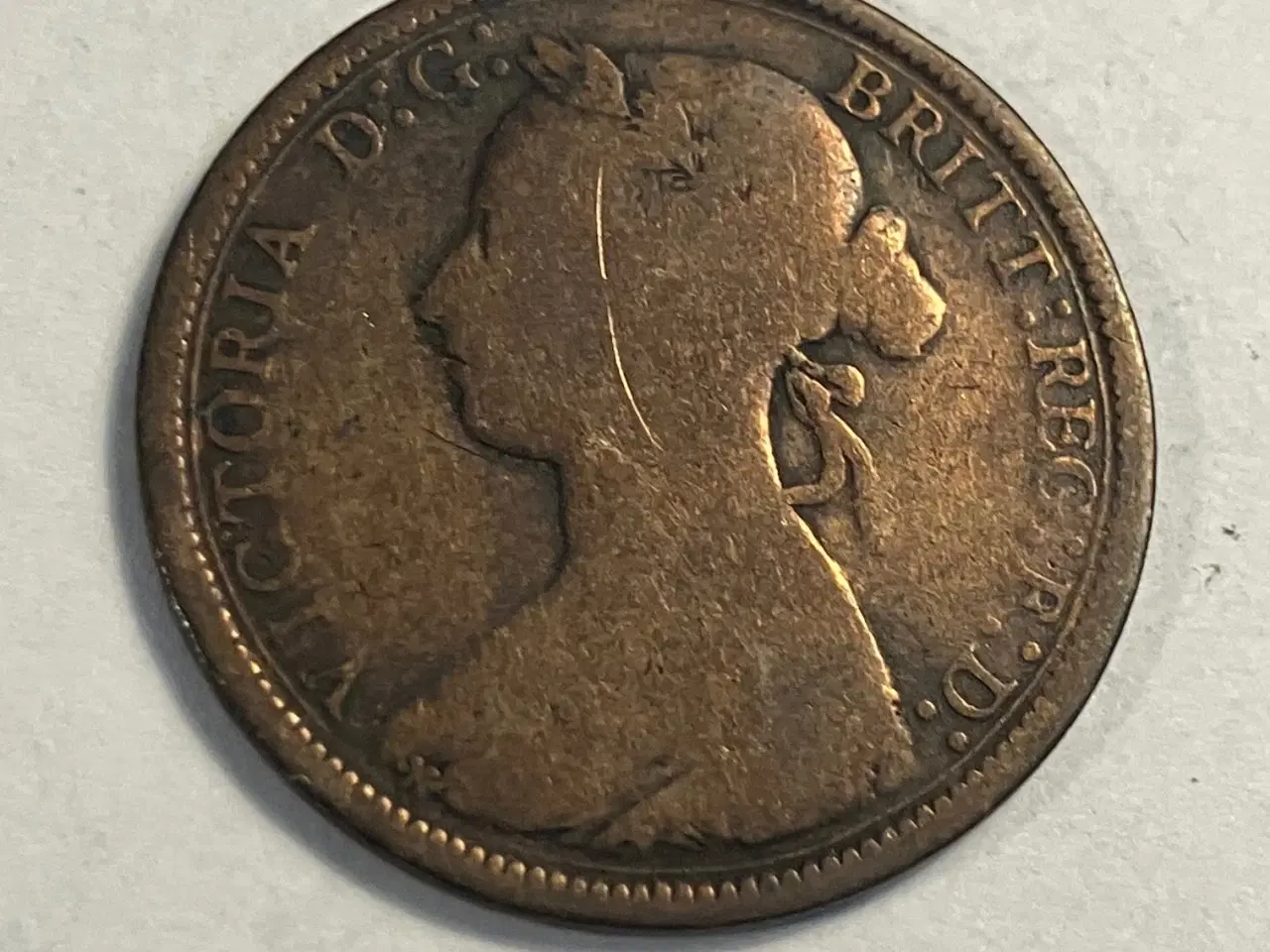 Billede 2 - Half Penny 1884 England