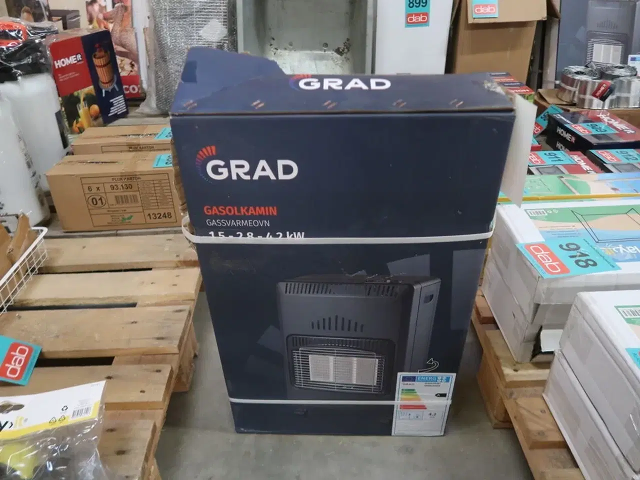 Billede 2 - Gasvarmeovn m/blæser 4,2 kW - Grad