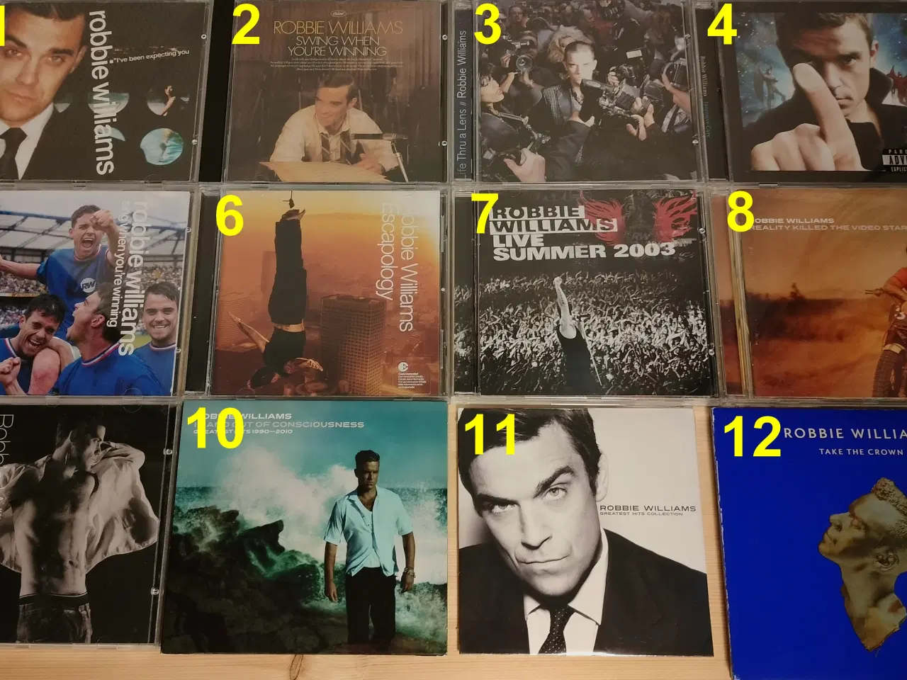 Billede 1 - Robbie Williams / Take That: 19 Titler