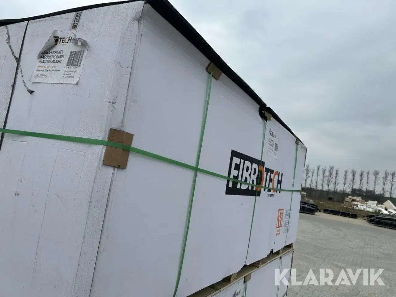 Billede 1 - Akustikpaneler Fibrotech Proff Ash 40 styk 3 meter