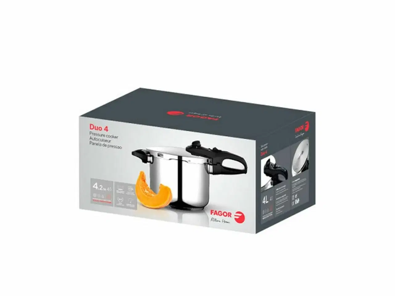 Billede 7 - Trykkoger Fagor DUO rustfrit stål 18/10 - 6 l