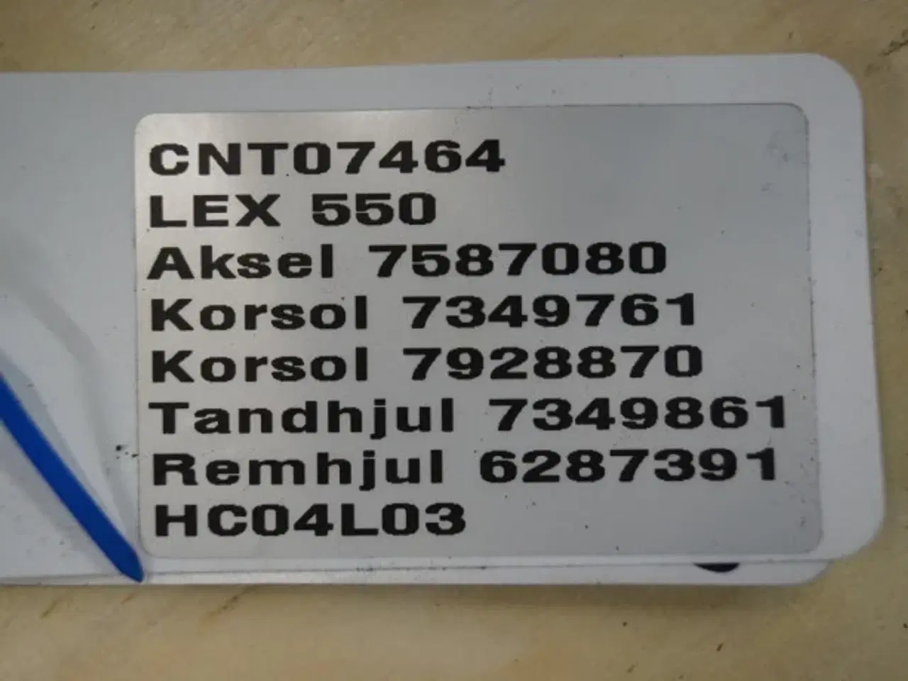 Billede 9 - Claas Lexion 550 Remskive 6287391