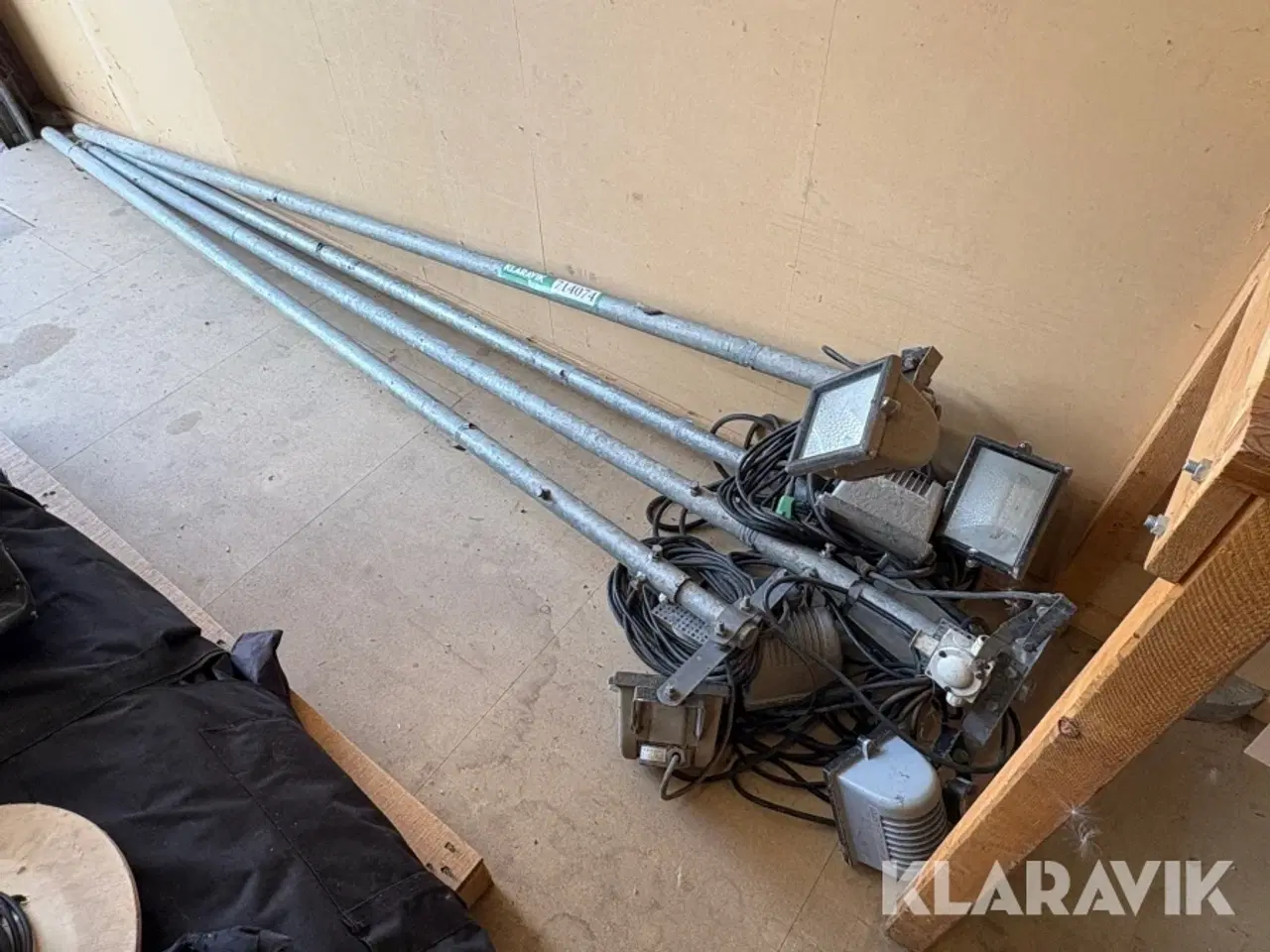 Billede 1 - Lamper med teleskopstang 4 styk.