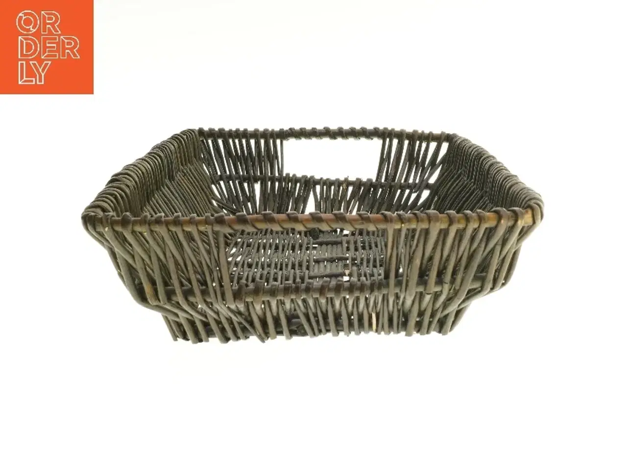 Billede 3 - Fletkurv i rektangulær form (str. 38,5x28 cm)