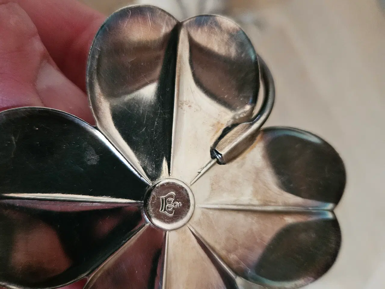 Billede 2 - Lyseholder kløverformet.