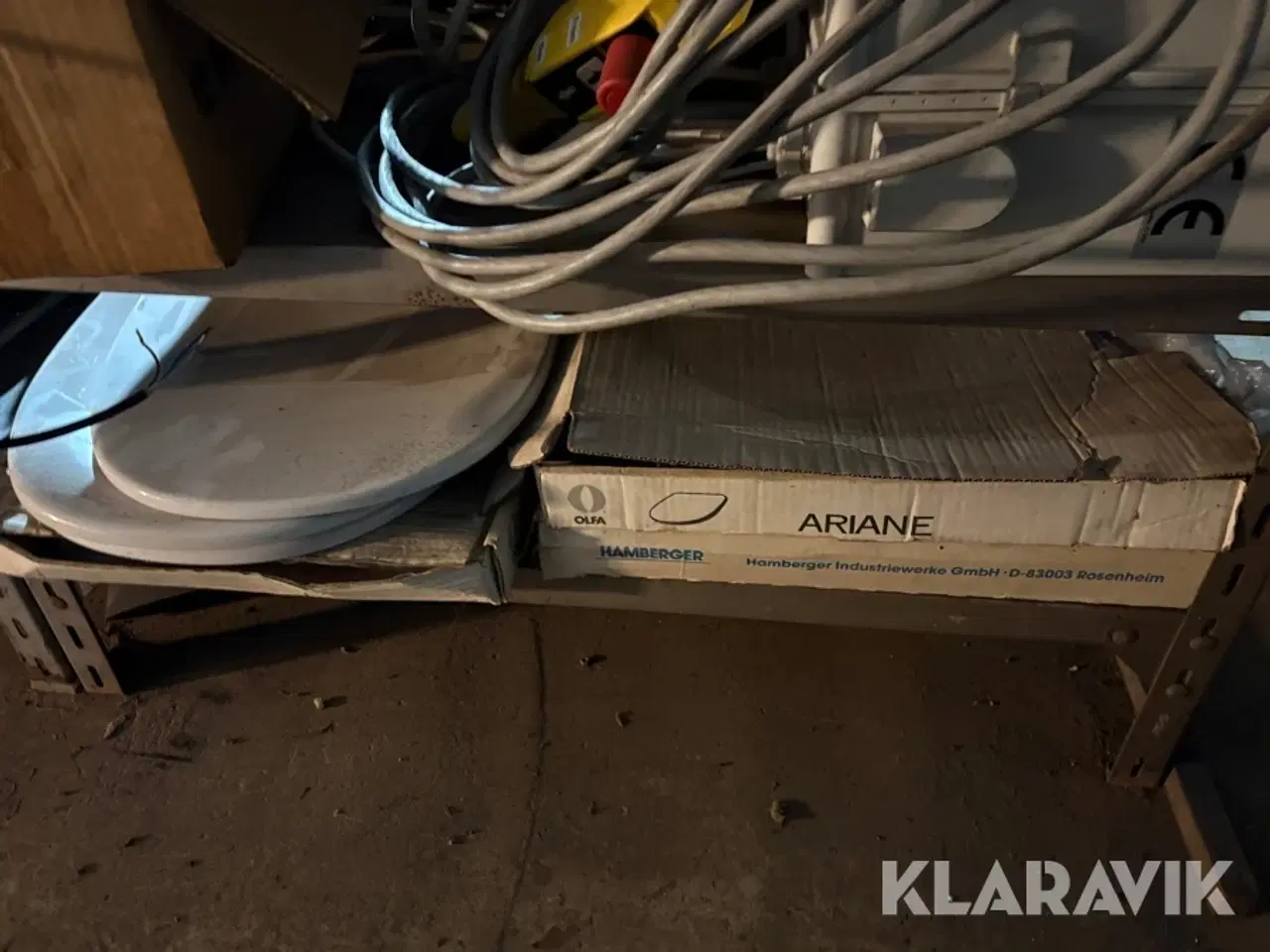 Billede 8 - Blandet lot diverse el, emnestål og wire.