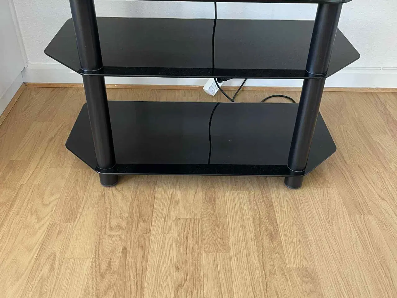 Billede 1 - TV Bord, Glas, Sort