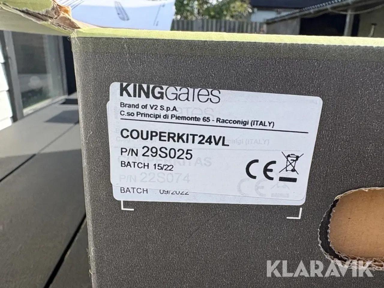 Billede 8 - Portåbner King Gates Couper 24 automatisk