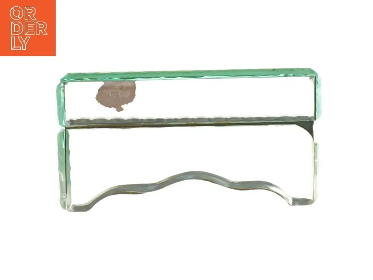 Billede 2 - Glas smykkeæske (str. 18x13x7 cm)
