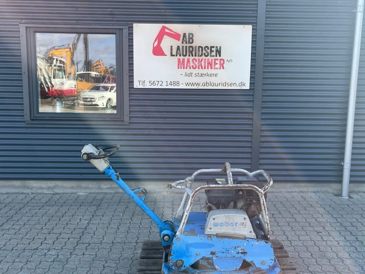 Billede 1 - Weber cr4 243kg Frem/bak pladevibrator