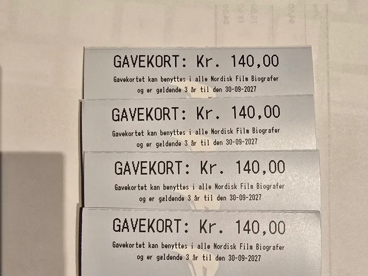 Billede 1 - Bio billetter til Nordisk Film biografer - 4 for 3