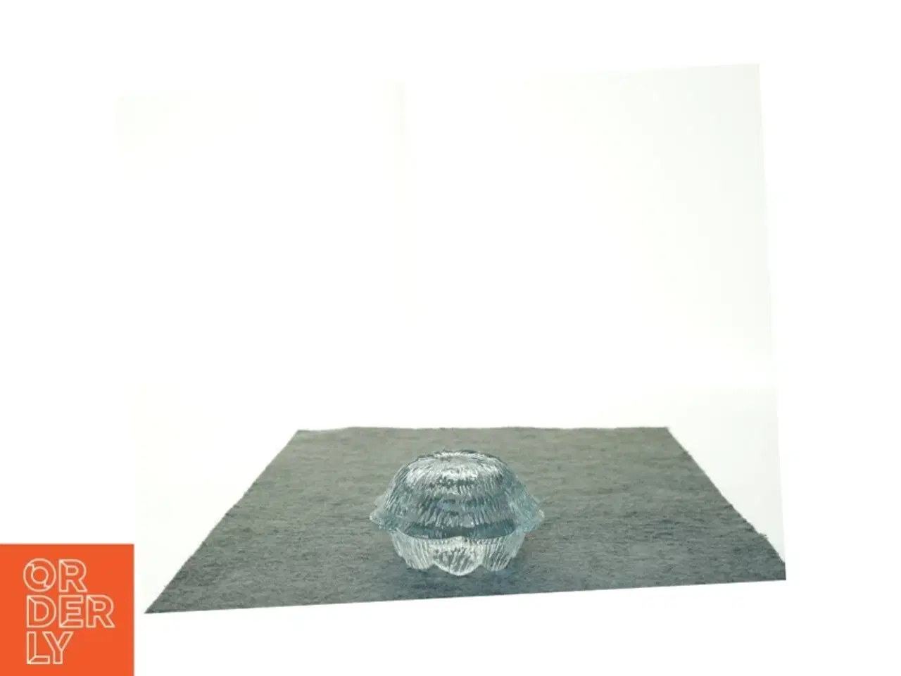 Billede 1 - Glas lysestage (str. 12 x 7 cm)
