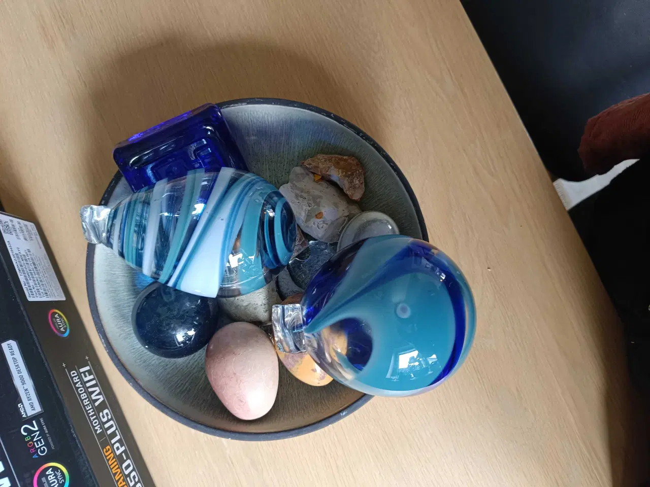 Billede 1 - Mundblæste glas ophæng 