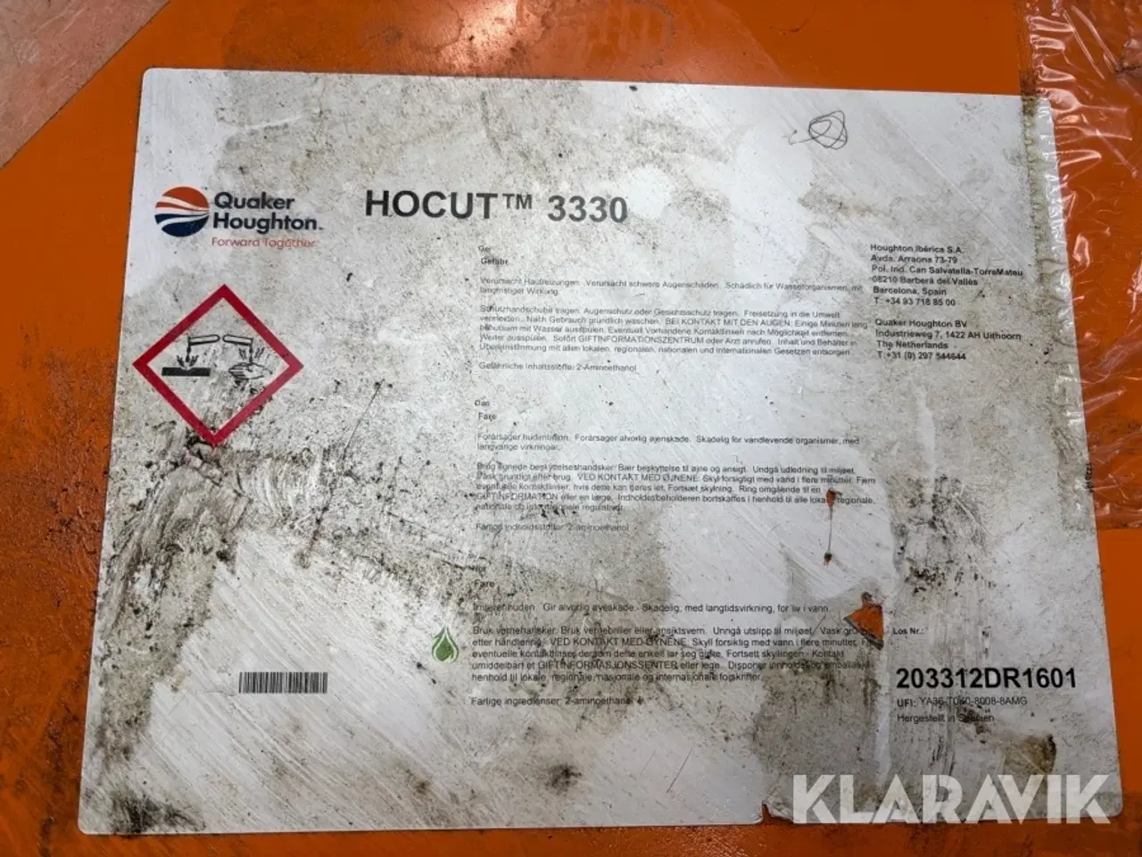 Billede 6 - Kølervæske Quaker Houghton HOCUT 3300 med blander