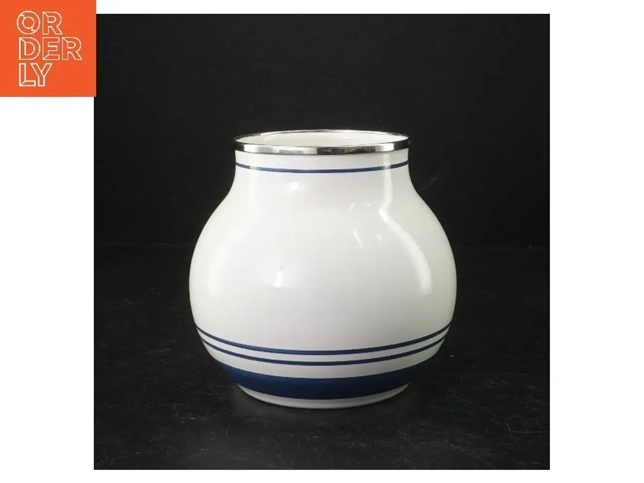 Billede 3 - Vase i emalje fra IKEA (str. 14 cm)