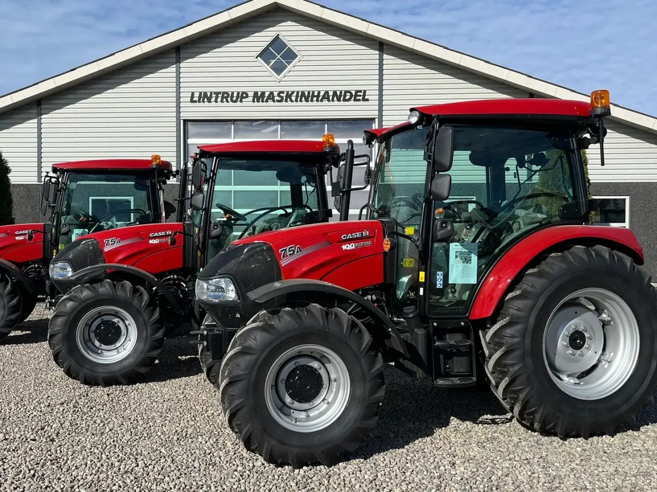 Billede 7 - Case IH Farmall 75 A Med Quicke frontlæsser med Euroskifte, 3die funktion og dæmper, samt og brede hjul.