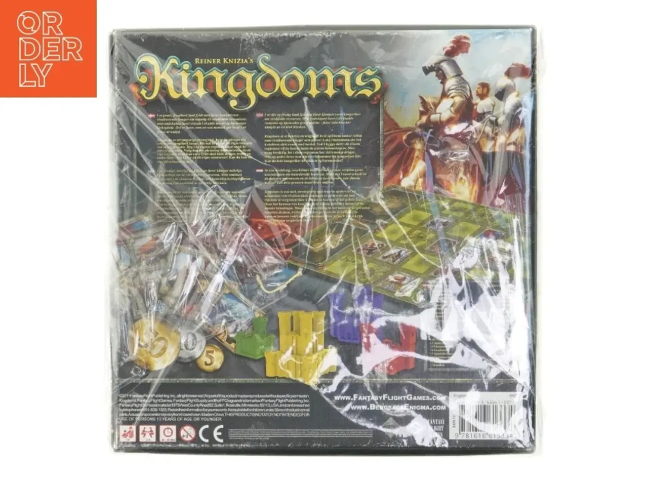 Billede 2 - Kingdoms brætspil af Reiner Knizia fra Fantasy Flight Games (str. 26x26 cm)