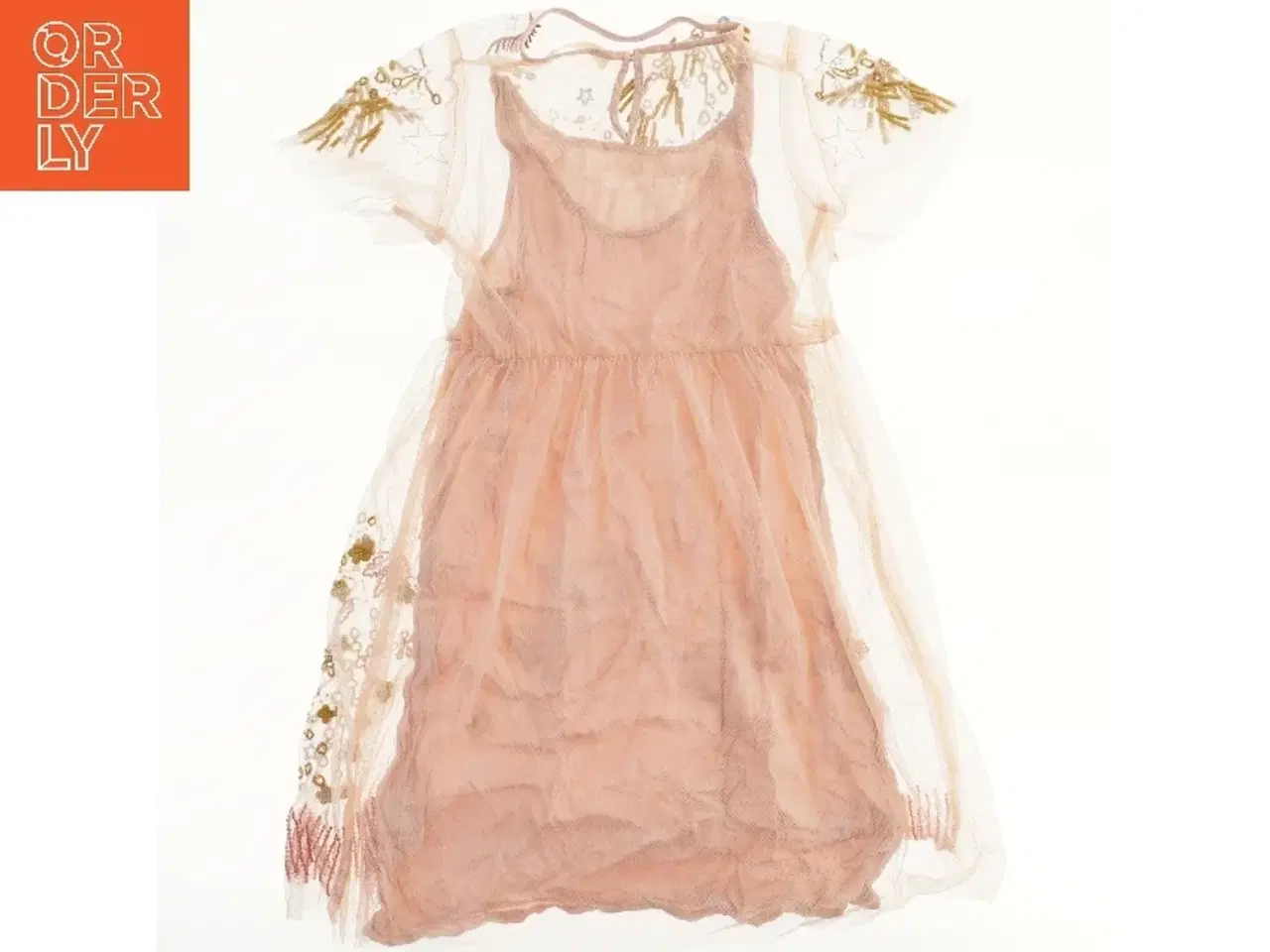 Billede 2 - Broderet børnekjole med tyl fra Zara Girls (str. 128)