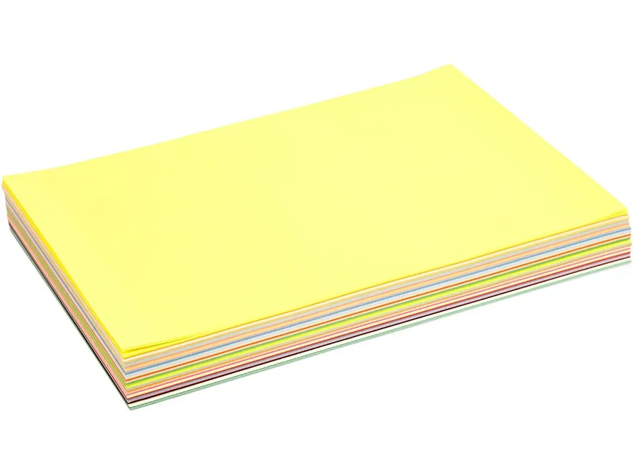 Billede 1 - Creativ A4 Papir - Assorterede Farver, 280 Ark