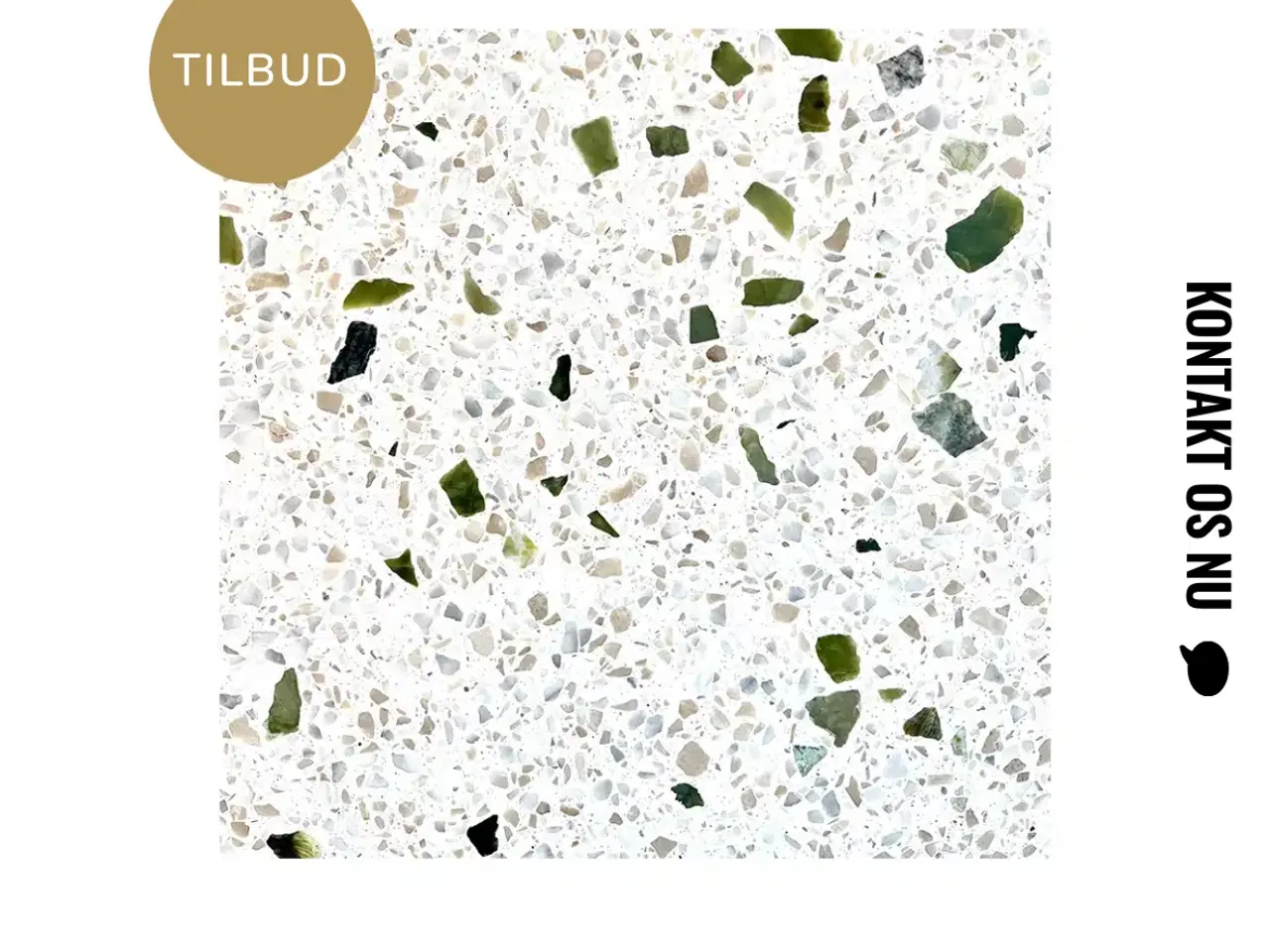 Billede 2 - Terrazzos flise Leaf stk pris