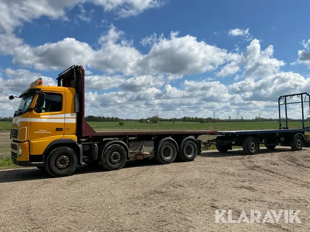Billede 3 - Lastbil Volvo FH 480 forvogn + halmvogn