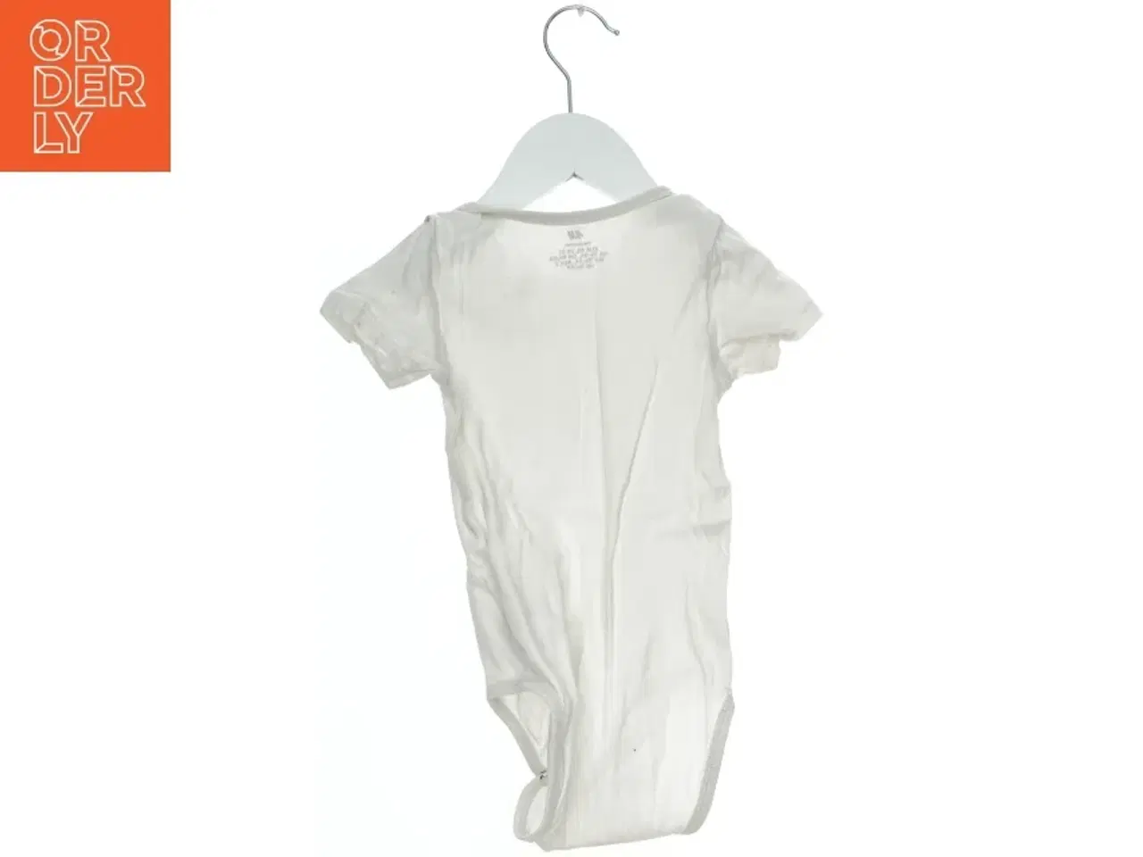 Billede 2 - Hvid bodystocking med korte ærmer fra H&M (str. 92)