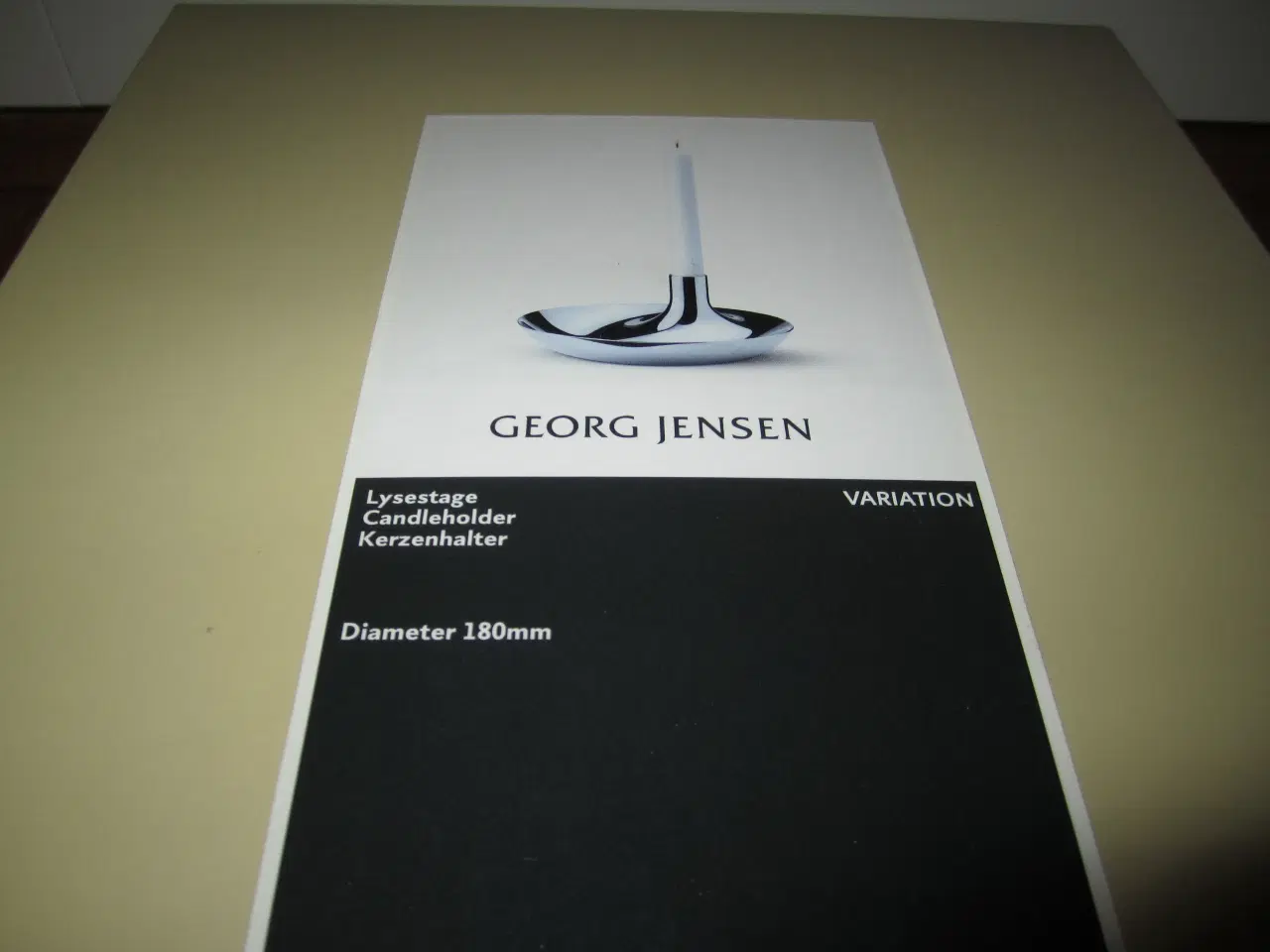 Billede 5 - NY Smuk GEORG JENSEN Lysestage.