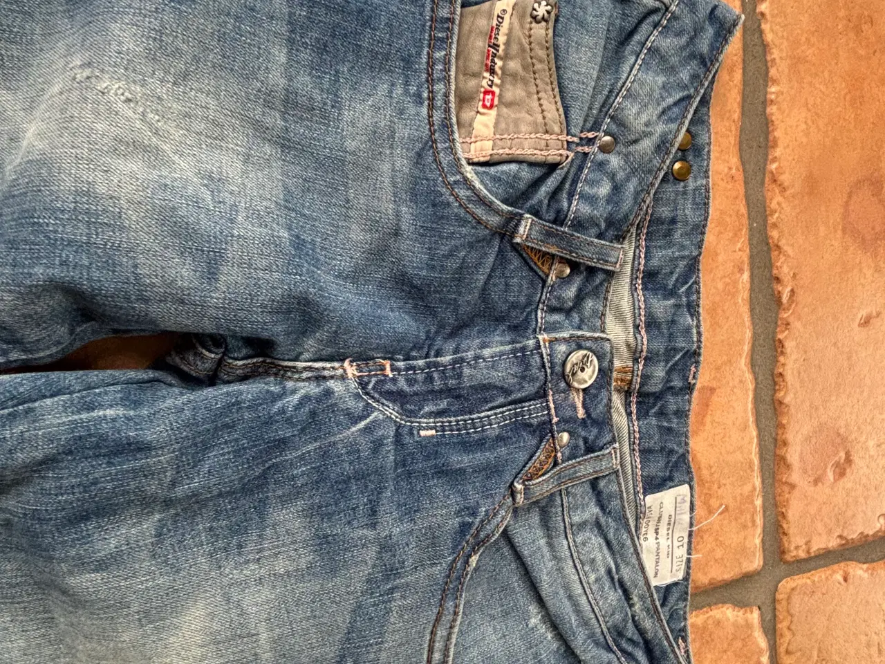 Billede 6 - Diesel jeans str 140 blå pige bomuld