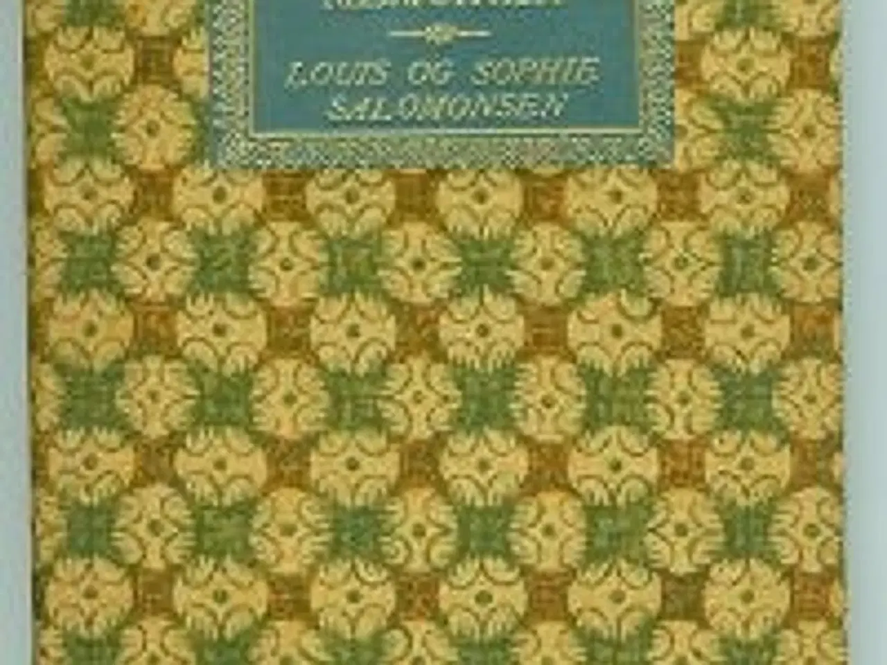 Billede 1 - Einar Louis Salomonsen: Guldbryllupsmemoirer