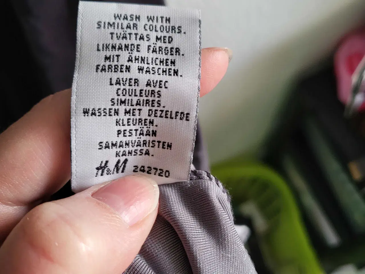 Billede 7 - Grå velour kjole 