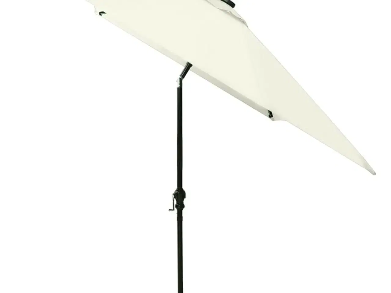 Billede 7 - Parasol med LED-lys og stålstang 2x3 m sandfarvet