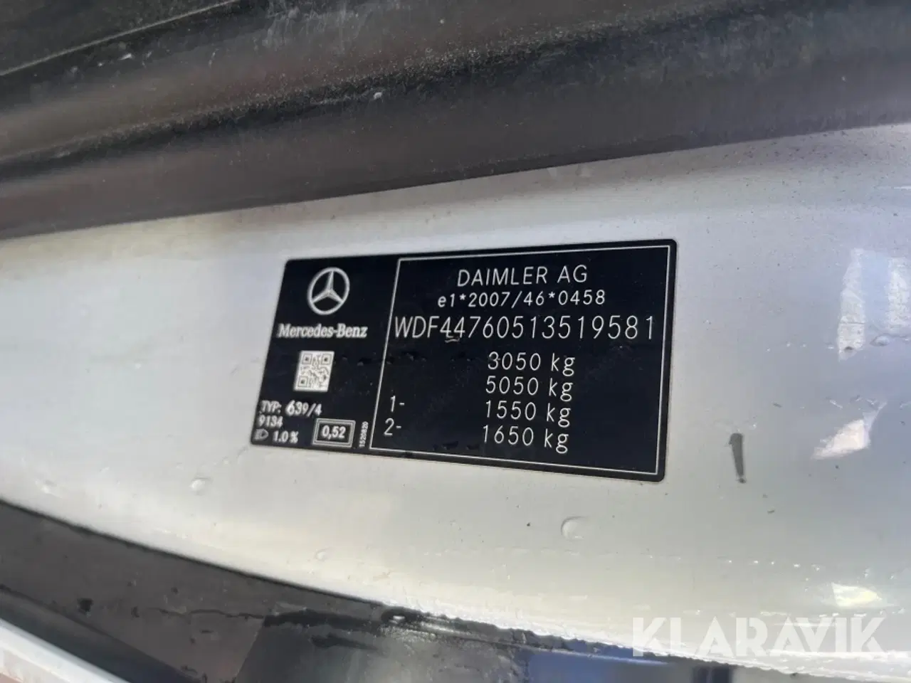 Billede 5 - Varebil Mercedes-Benz Vito 119 cdi