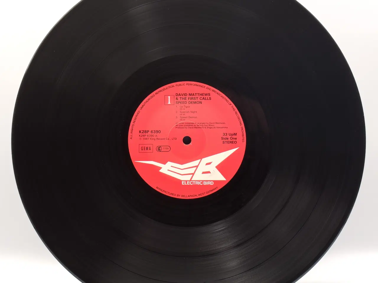 Billede 3 - David Matthews & The First Calls GER 1987 VG+/VG+