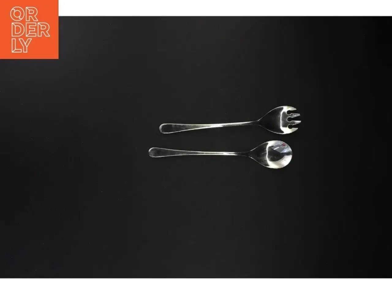 Billede 2 - Sølvplet serveringssæt (str. 23 x 5 cm)