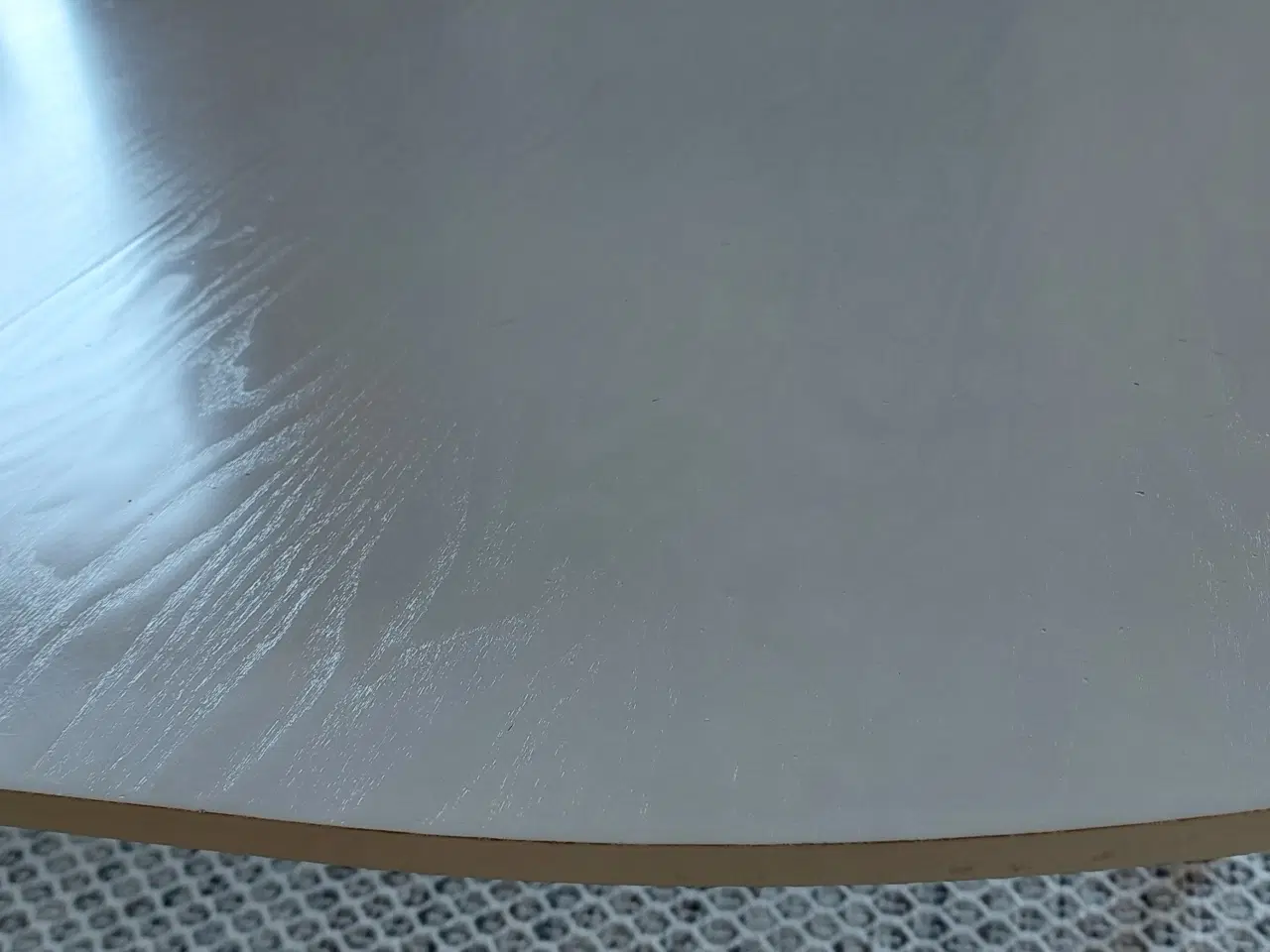 Billede 2 - Spisebord, hvidmalet, ovalt