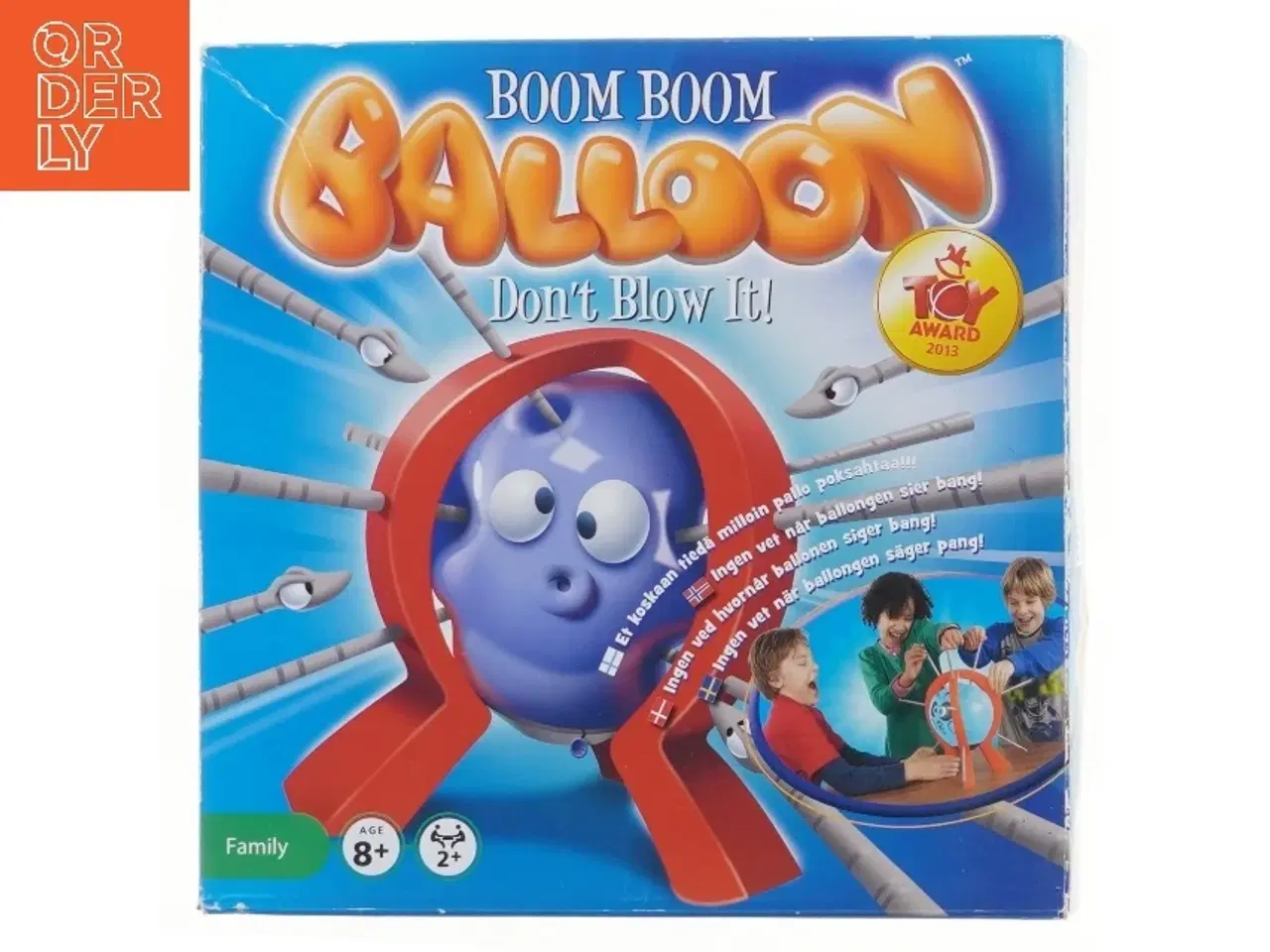 Billede 1 - Boom Boom Balloon spil fra Spin Master (str. 27x27 cm)