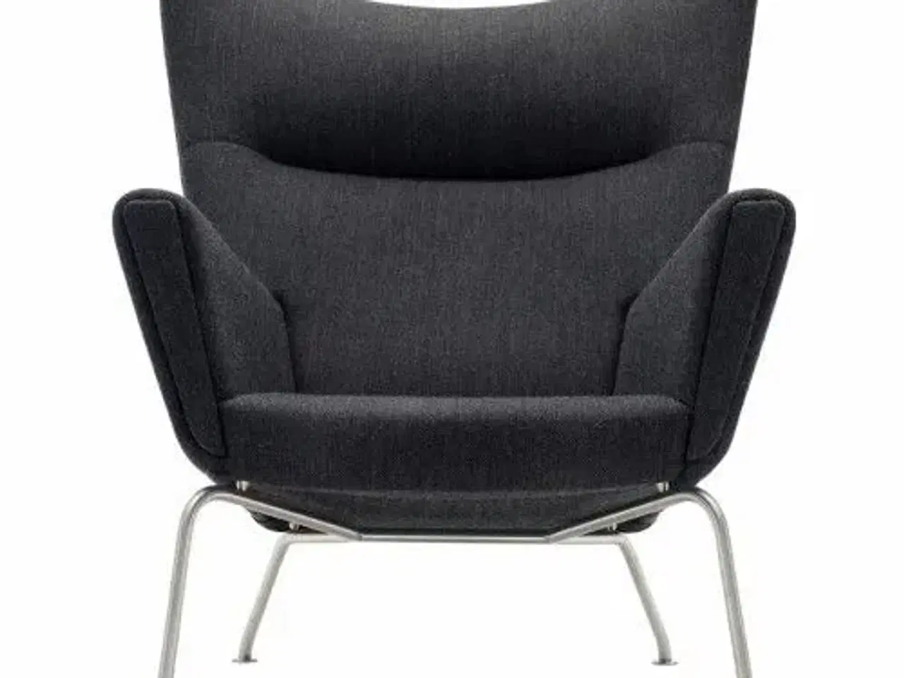 Billede 2 - Wegner stol CH445 Wing Chair mørk grå