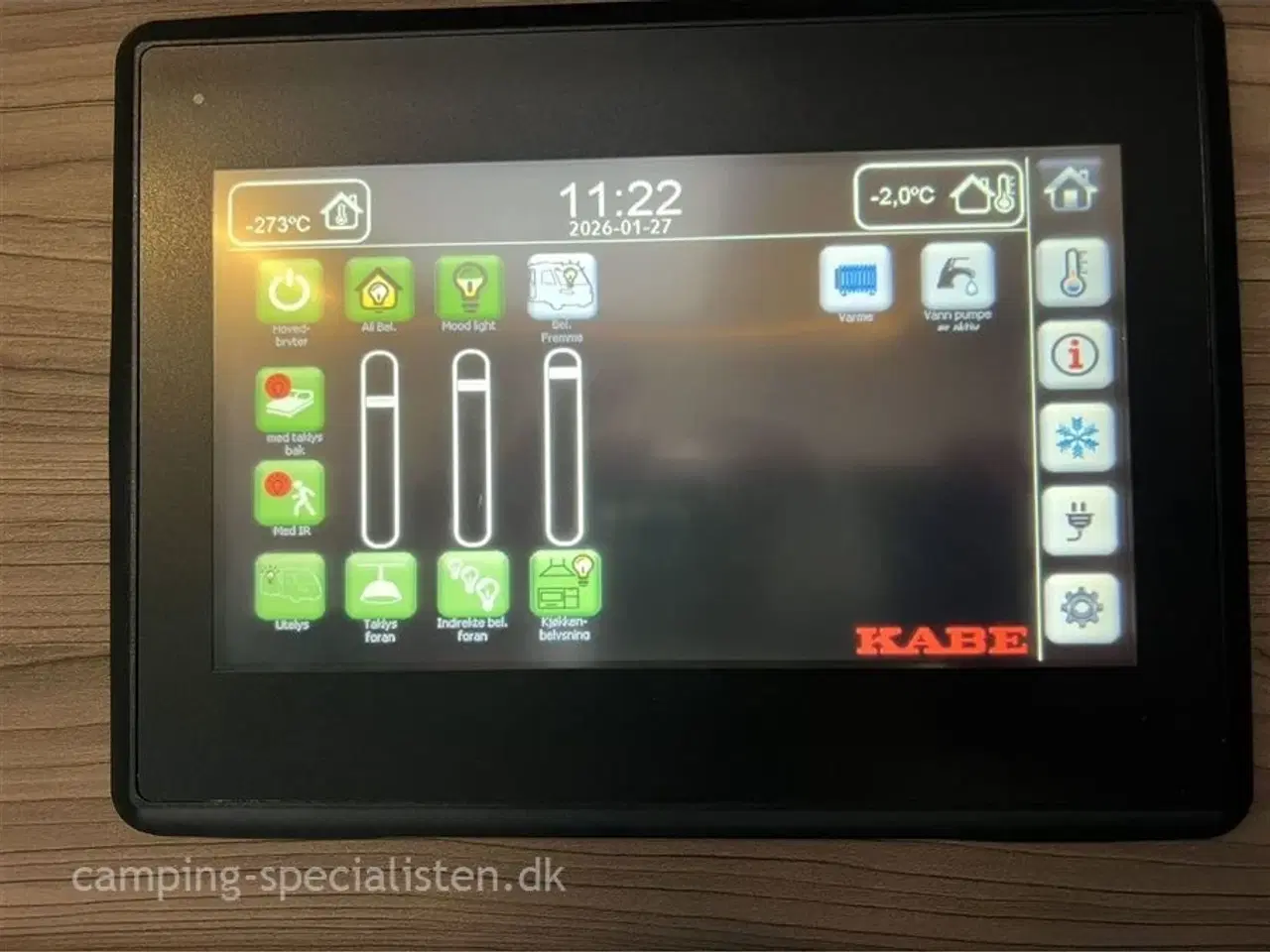 Billede 21 - 2024 - Kabe Novum X 750 LGB   Kabe Novum X 750 LGB model 2024 kun kørt 6.000 km kan nu ses hos Camping-Specialisten