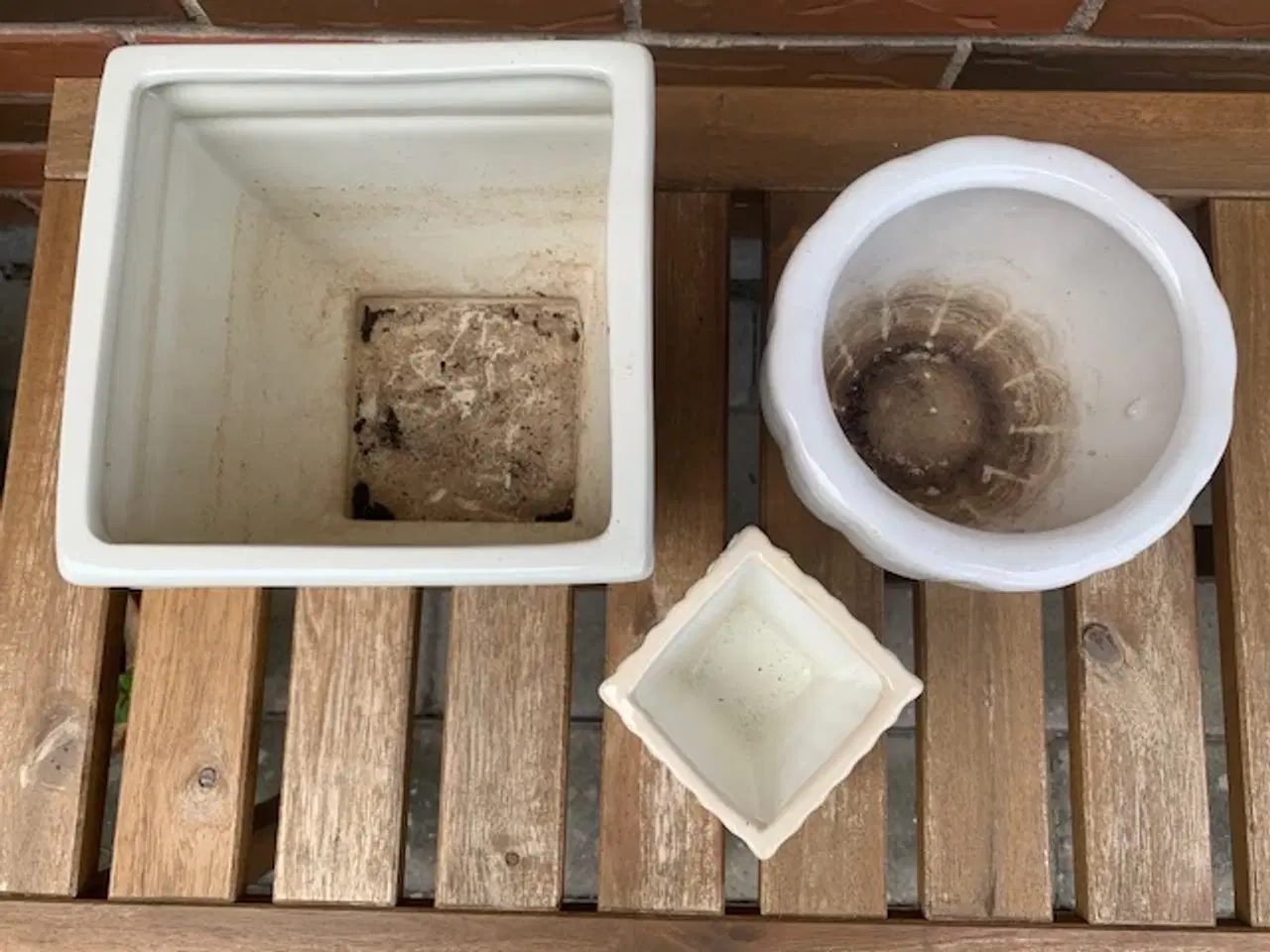 Billede 5 - Urtepotteskjulere råhvide - rabat ved samlet køb