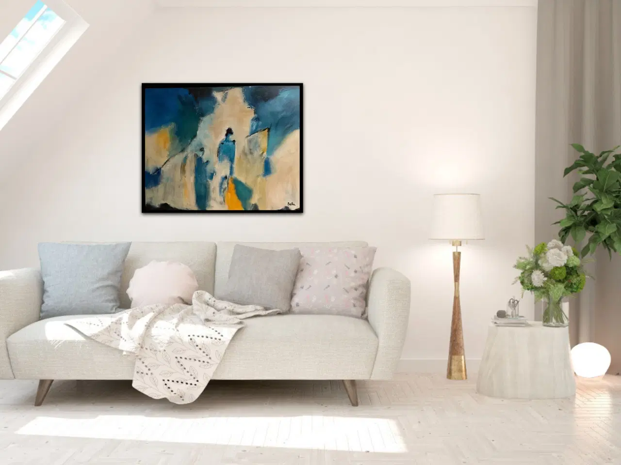 Billede 3 - Abstrakt 100x80