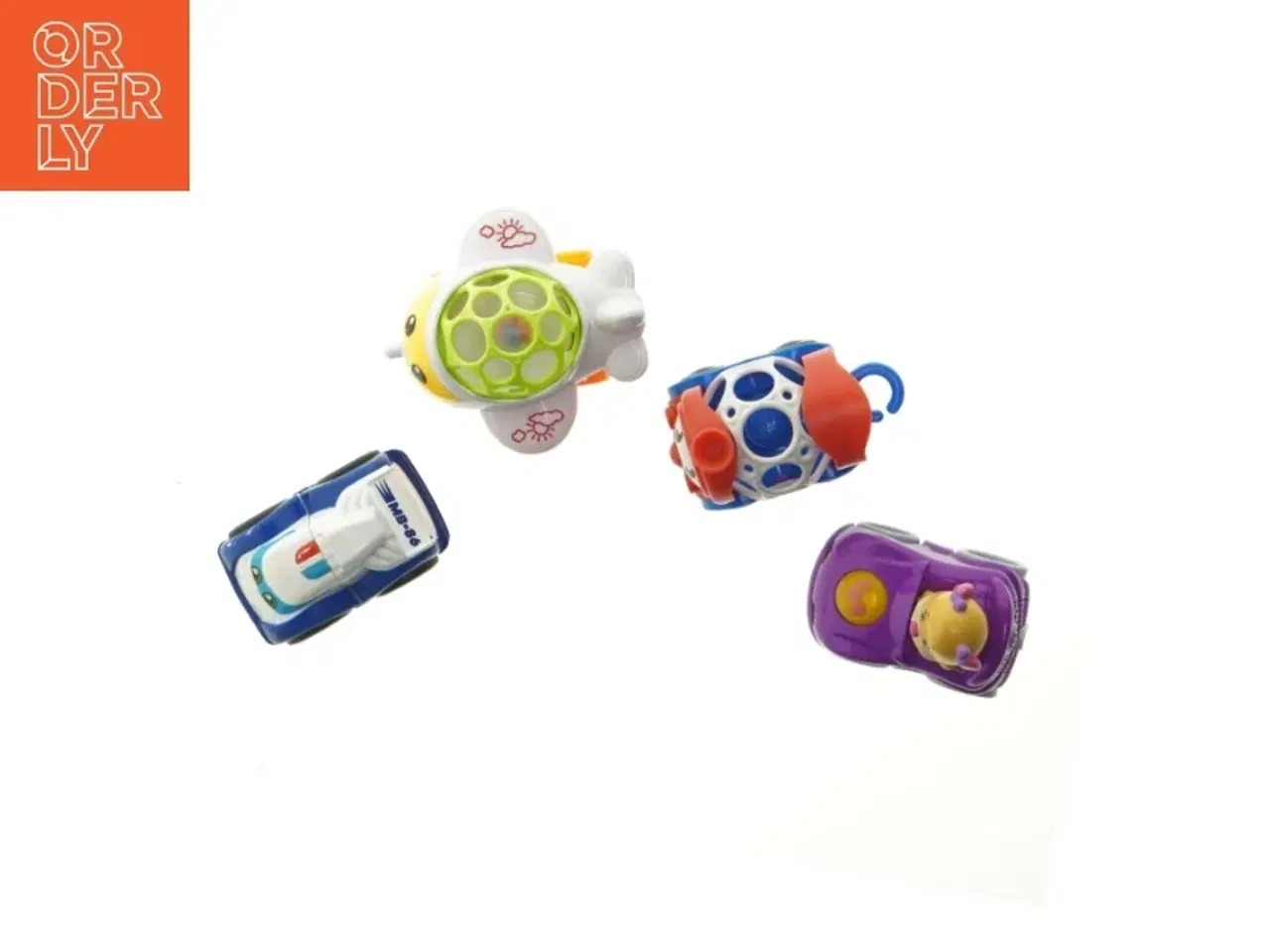 Billede 2 - Legetøjsbiler, sæt af fire (str. 10,5 cm)