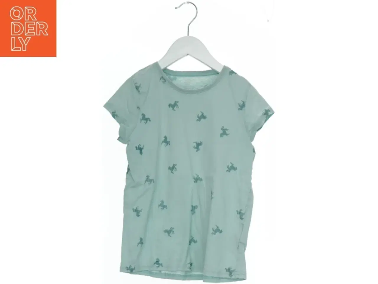 Billede 1 - T-shirt med hestemotiv fra H&M (str. 140)