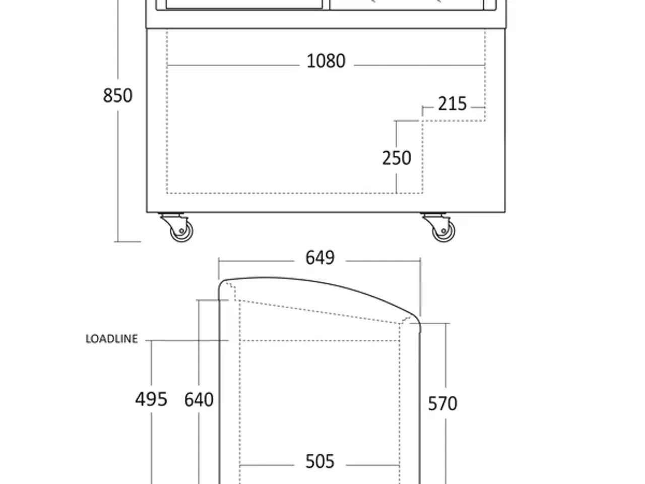 Billede 2 -  Isfryseskab 330 Liter – IC352D