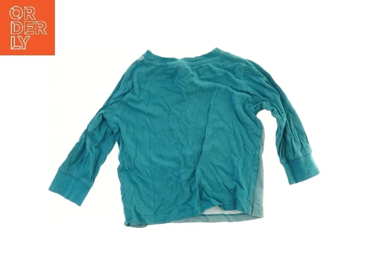 Billede 2 - Langærmet bluse med tryk af Peppa Gris på scooter fra Gurli Gris (str. 86)