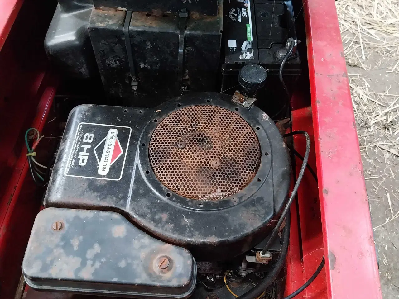 Billede 2 - Fin plæne traktor med rustfrit klippe bord 
