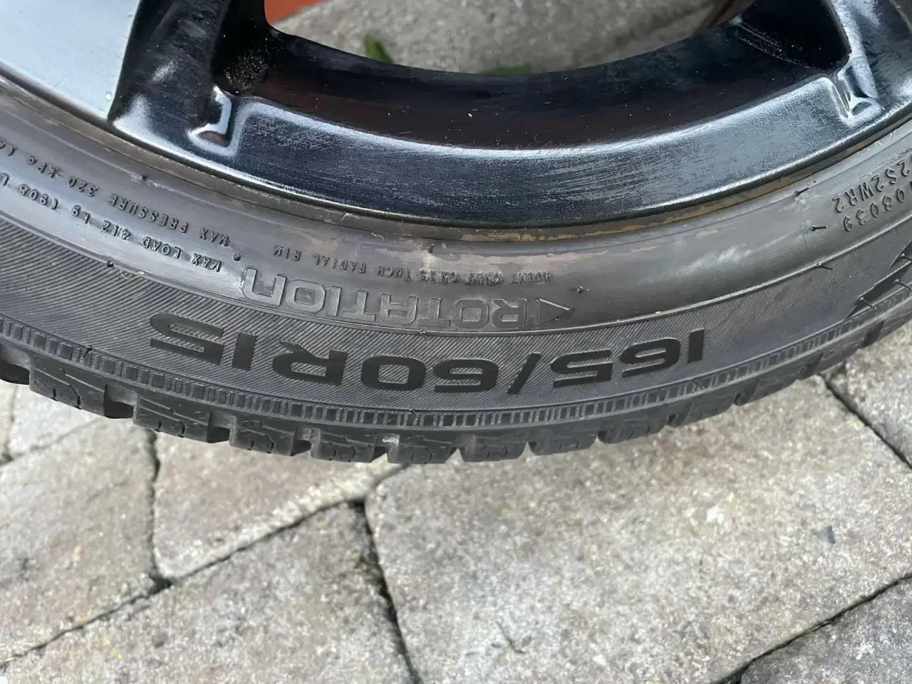 Billede 4 - 15” 5x100 aluhjul med næsten nye vinterdæk