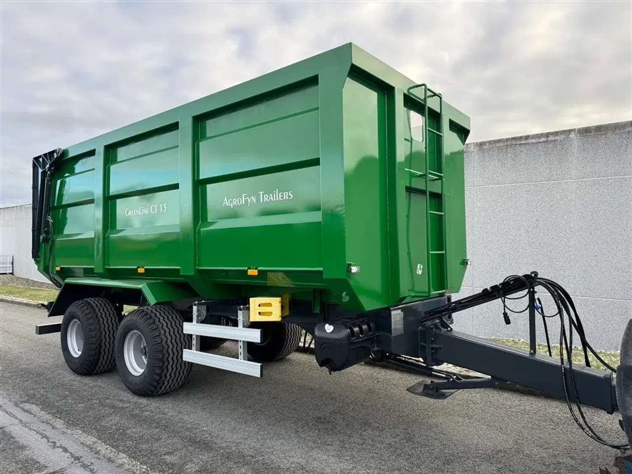 Billede 3 - Agrofyn Trailers Greenline CT 15 med fransk bagklap