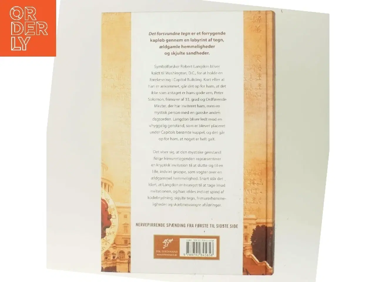 Billede 3 - Det Forsvundne Tegn af Dan Brown (Bog)