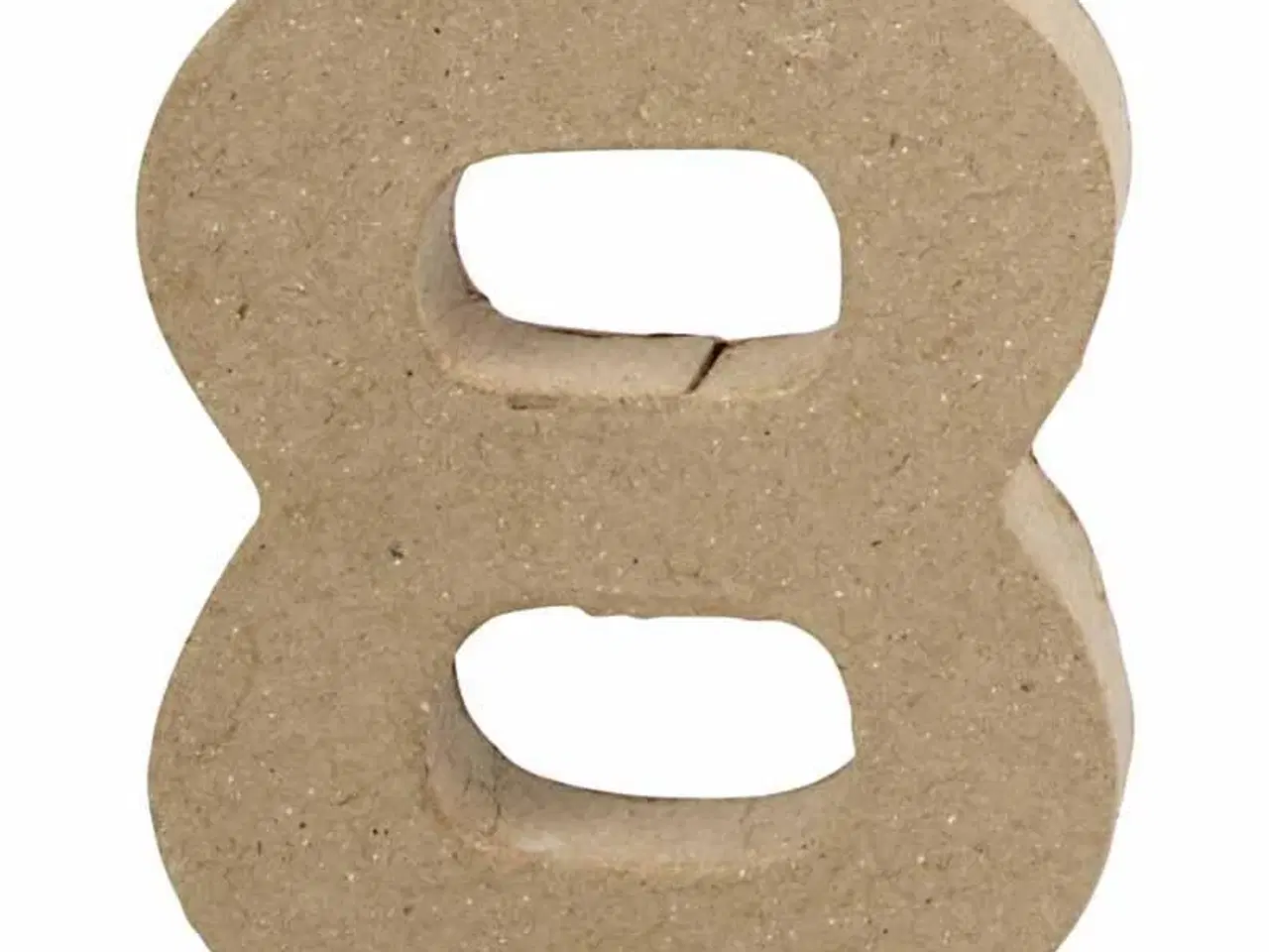 Billede 1 - Tal, 8, H: 10 cm, B: 7,6 cm, tykkelse 1,7 cm, 1 stk.